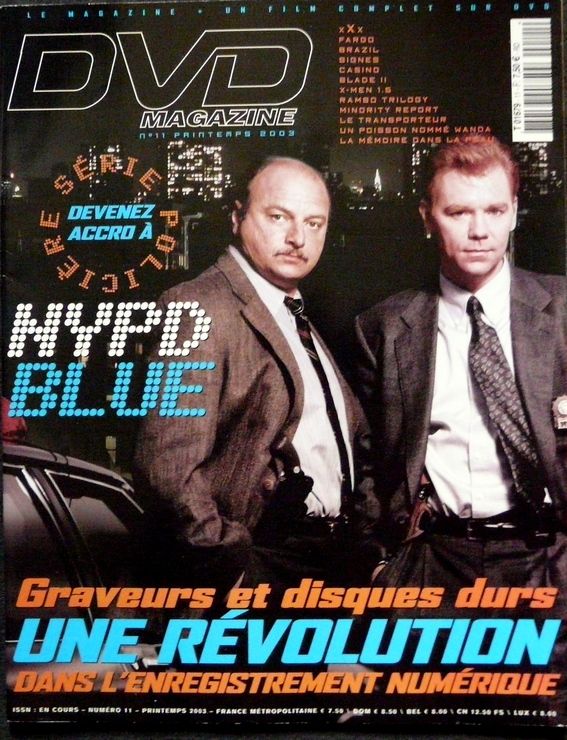 DVD MAGAZINE (Fr) magazine side cover Issue 11 Spring 2003